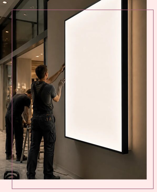 Лайтбокс для торгового центра в Апшеронске по цене от 30232 р. | Аванза-Пшр