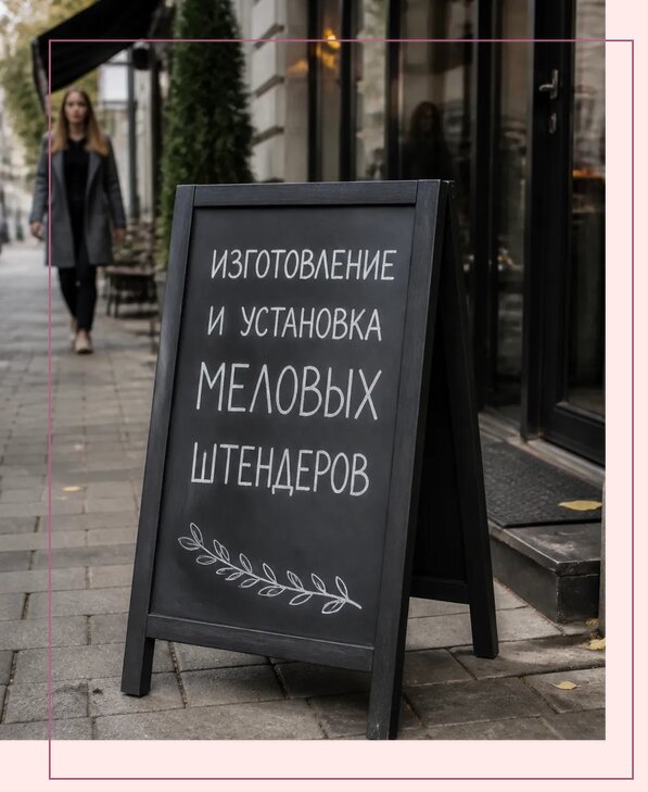 Меловые штендеры в Апшеронске по цене от 6661 р. | Аванза-Пшр
